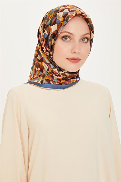 Armine Шарф з геометричним візерунком з чистого шовку 9214D 85 03