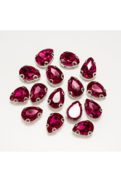 Prestij Boncuk حجر دامباكيه وردي اللون 10 × 14 ملم 100 قطعة