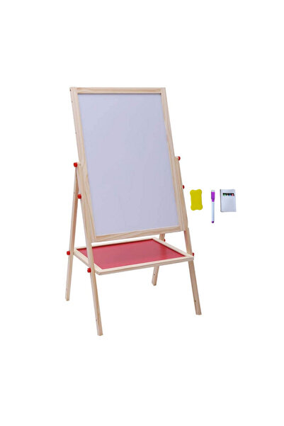 MATTELOT TOYS Tabla magnetica reglabila tip sevalet cu doua fete, lemn, 68/114 cm, + 3 ani