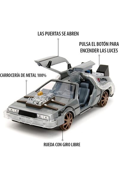 Jada Toys Time Machine - Back to the Future 3 Model Vehicle (1:24)