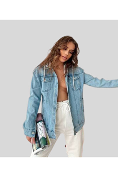MQ Women's denim jacket hoodie