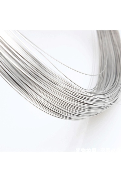 Telörsan Takı, Taç Ve Çiçek Paslanmaz Çelik Tel - 1 mm 20 metre - AISI 304 Ka...