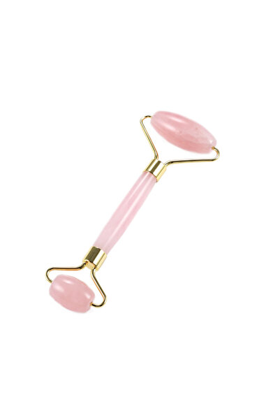 Amir Double-headed facial massage roller with PINK stone