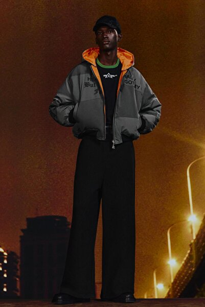 Pull & Bear STWD by PLEASURES Çift Taraflı Bomber Ceket