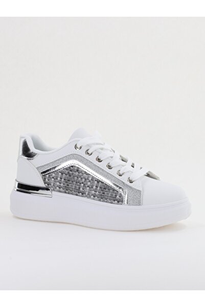 Bello Star Women's casual sports shoes made of eco-leather Silver (BS329EV240...