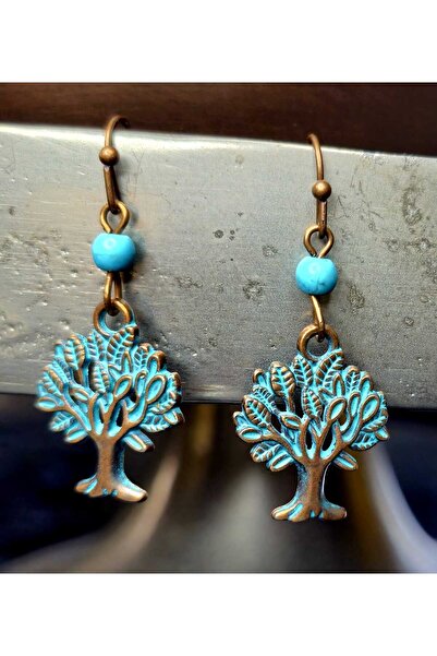 Ivory Pearl أقراط عرقية عتيقة