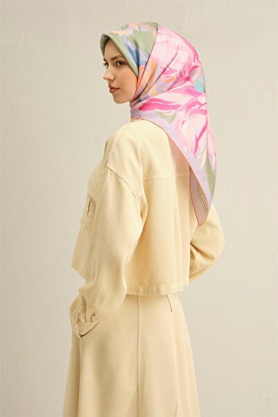 Armine Φουλάρι από καθαρό μετάξι με σχέδιο λουλουδιών Sura 9337D 54