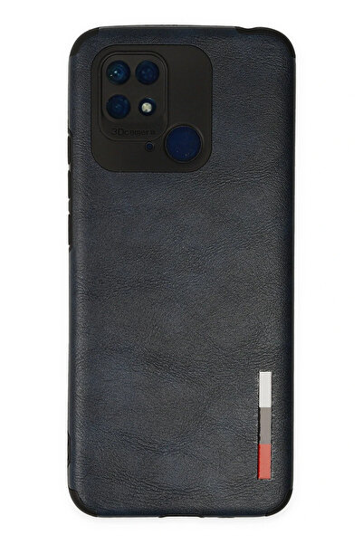 NewFace Drnds Xiaomi Redmi 10C Case Loop Leather Silicone (152109) - Navy Blue