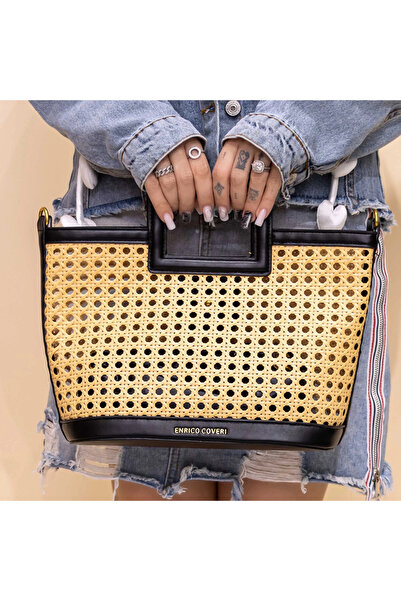 Enrico Coveri Handbag 2 Pieces EC6068 Black