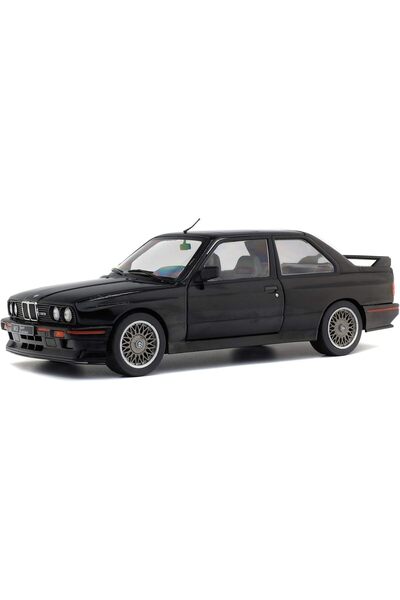Solido BMW M3 E30 Sport Evolution (Black) - 1:18 Diecast Model Car