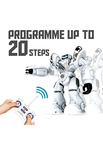 Silverlit Robo Blast Large Interactive Robot, 34 cm, Programmable, Dart-Blasting