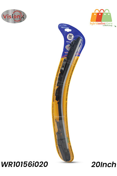 visionX WR10156i020 شفرة مساحات سيارة عالمية مقاس 20 بوصة مع 10 محولات - متوا...