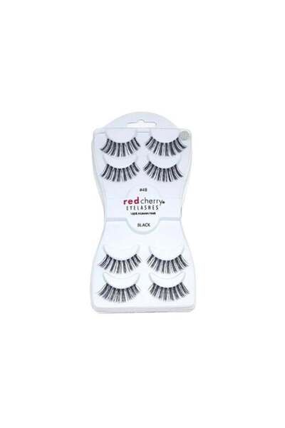 Red Cherry Black Eyelash Set - 48