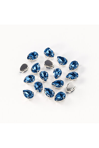 Prestij Boncuk Светлосин камък с капкообразна форма 10 x 14 mm 100 броя