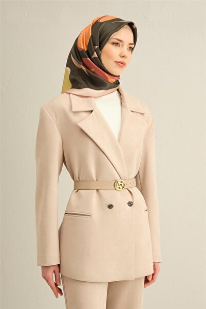 Armine Tivil Ipek Шарф 9317-82 Зелений Змішаний Візерунок