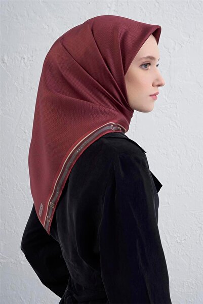 Armine Monogram Desenli Saf İpek Twill Eşarp 9401D 39