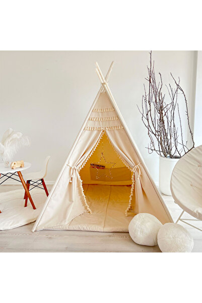 PAMUKA Oyun Çadırı Boho ve Oyun Halısı