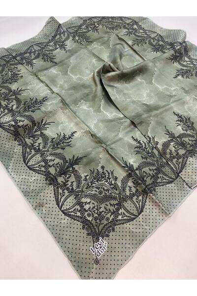 Levidor Askeri Yeşil Tivil İpek Eşarp IST 88510 - 5 Karışık Desen