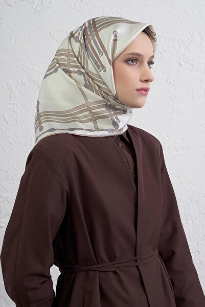 Armine Шал от чист копринен кепър с мотиви 9407D 84