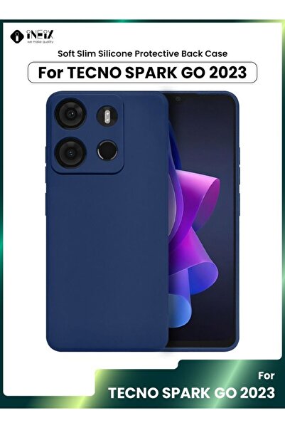 ineix Soft Slim Silicone Protective Case Cover For Tecno Spark Go 2023