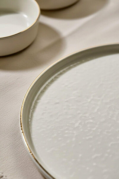 Kitchen Life Gold Gilded Breakfast Set Caotic Gold - Luxury Breakfast Presentation Set Plate