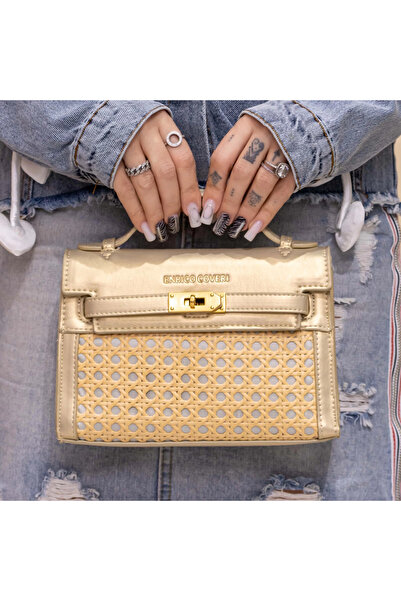 Enrico Coveri Handbag EC6070 Gold
