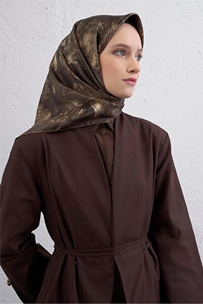 Armine Eșarfă twill de mătase pură cu imprimeu floral 9409D 84