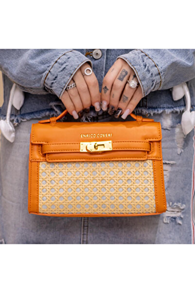 Enrico Coveri Handbag EC6070 Orange