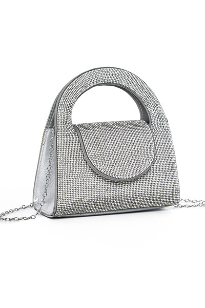 mei Handbag BZ209 Silver
