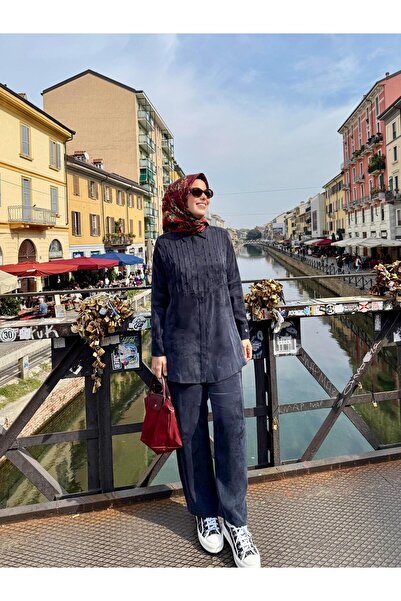 Moodbasic NERVÜR DETAYLI TAŞ İŞLEMELİ TAKIM