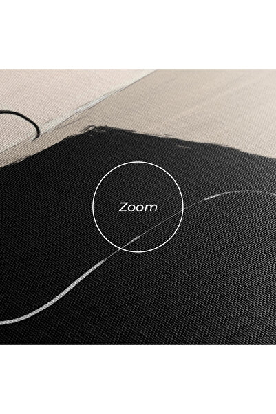 Arthub Canvas Painting, Bedroom And Living Room, Abstract, Black Brushstrokes