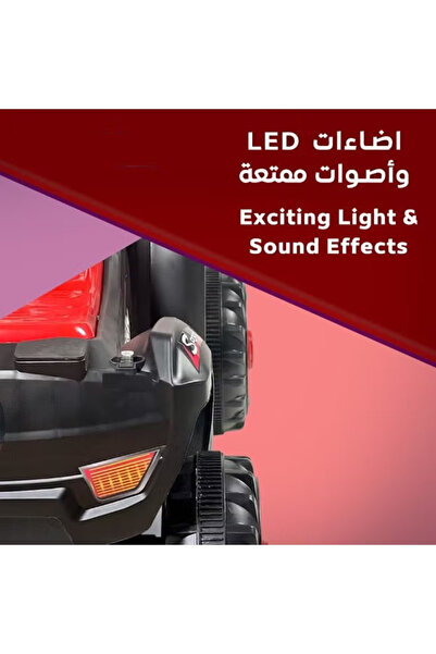 Fitness World دراجة كهربائية للأطفال 4 عجلات – بطارية 6 فولت قابلة للشحن، دباب ركوب للأولاد والبنات