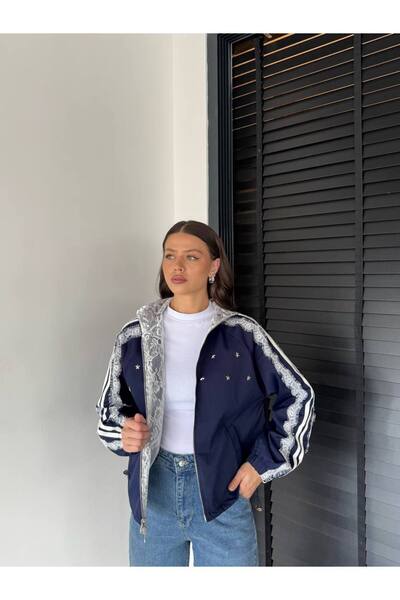 DİLARA GİYİM Kurdeleli Dantelli Hırka