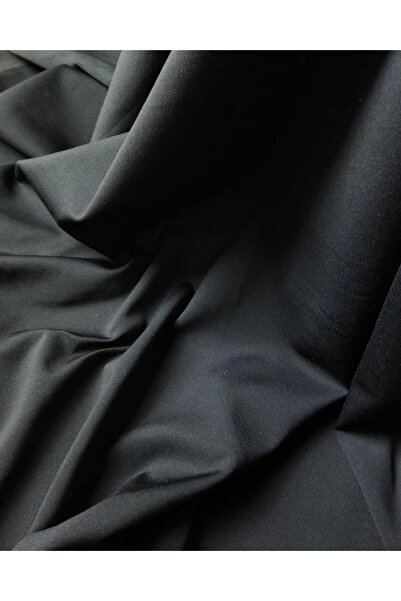 Kumaş Parça Țesătură din jerseu în culoarea neagră Lățime: 150 cm