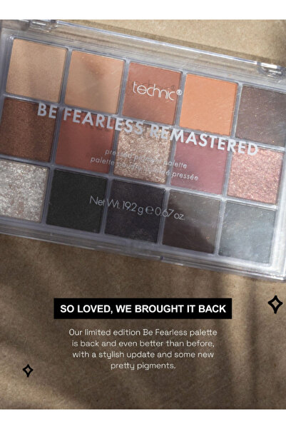 TECHNIC Sundrenched Be Fearless Remastered Eyeshadow Palette