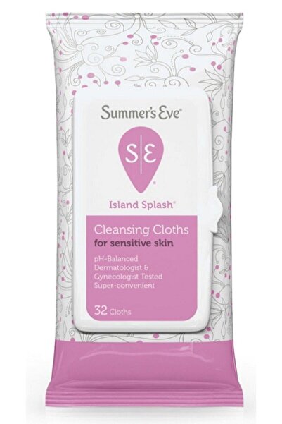 Summer's Eve مناديل تنظيف، آيلاند سبلاش، 32 قطعة