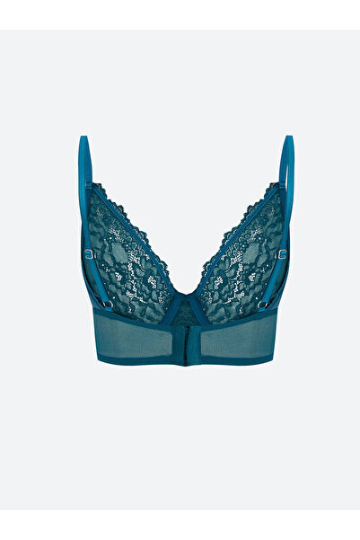 LC Waikiki Petrol Underwire Unpadded Lace Bralette