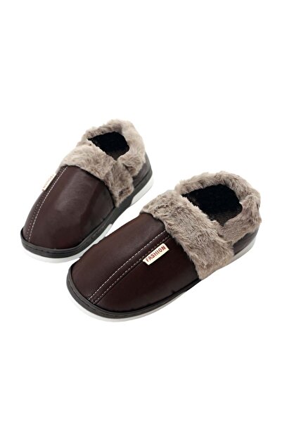 OEM Men's fur slippers, for indoors or short trips outside, D310