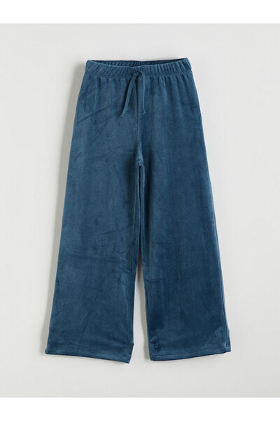 LC Waikiki Pantaloni de sport din catifea pentru fete LCW ECOPetrol cu talie ...