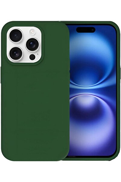 Margoun iPhone 16 Pro Max Liquid Silicone Case (Color DarkGreen)