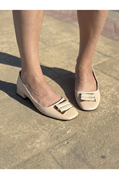 LOVE SHINE Leroliva Classic Matte Blunt Toe Short Heel Large Size Women's Shoes Large Size