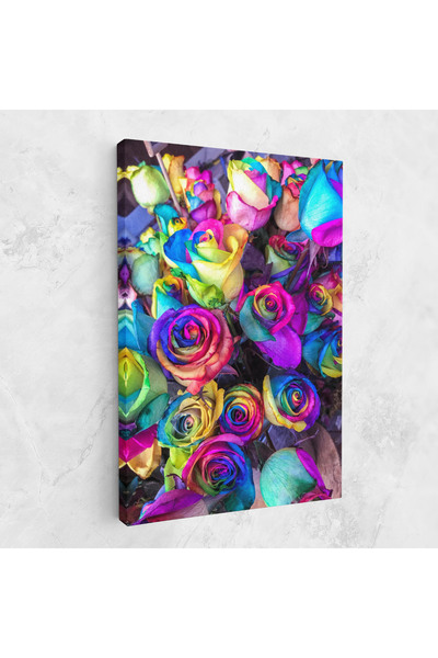 Arthub Canvas Painting, Bedroom And Living Room, Flowers, Collorfull Flowers