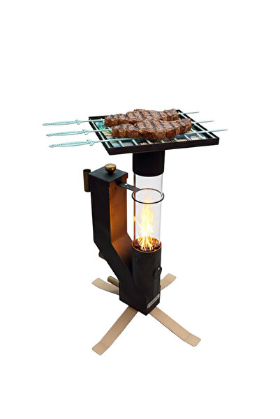 YAŞAM GARDEN DİZAYN Mangallı Füze Pelet Soba