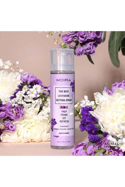 MOİRA أفضل بخاخ تثبيت المكياج برائحة اللافندر