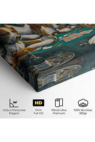 Arthub Canvas Painting, Bedroom And Living Room, Modern, Poker Game