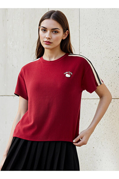 SP Characters T-shirt Regular Fit with Hello Kitty Detail Polyester Blend