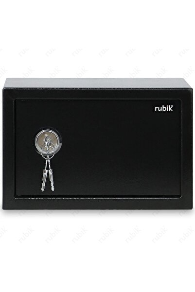 RUBIK Key Operated Safe Box RB20K (20x31x20cm) Black