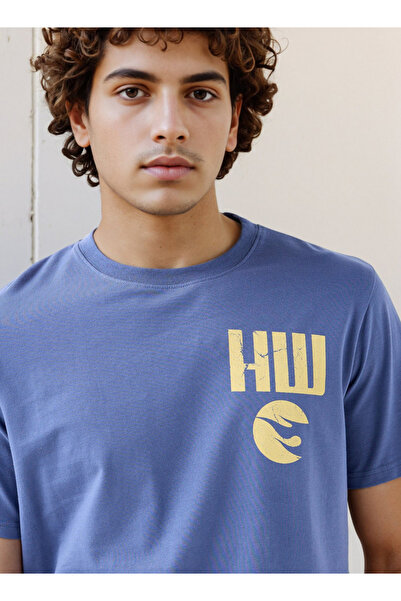 SP Characters Men Regular Fit Crew Neck Short Sleeves Hot Wheels Print T-shirt