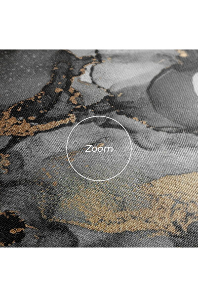 Arthub Canvas Painting, Bedroom And Living Room, Abstract, Grey Gold Marble