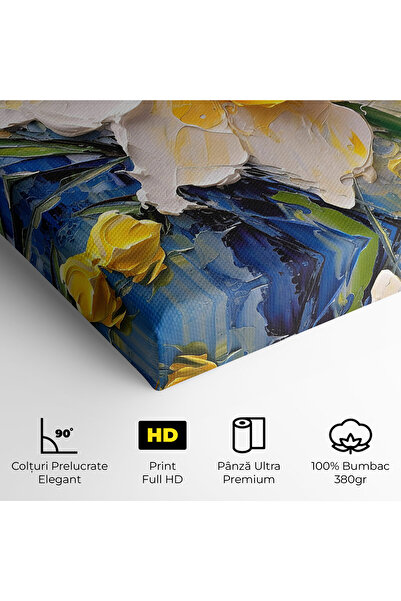 Arthub Canvas Painting, Bedroom And Living Room, Modern, Abstract Flower Art